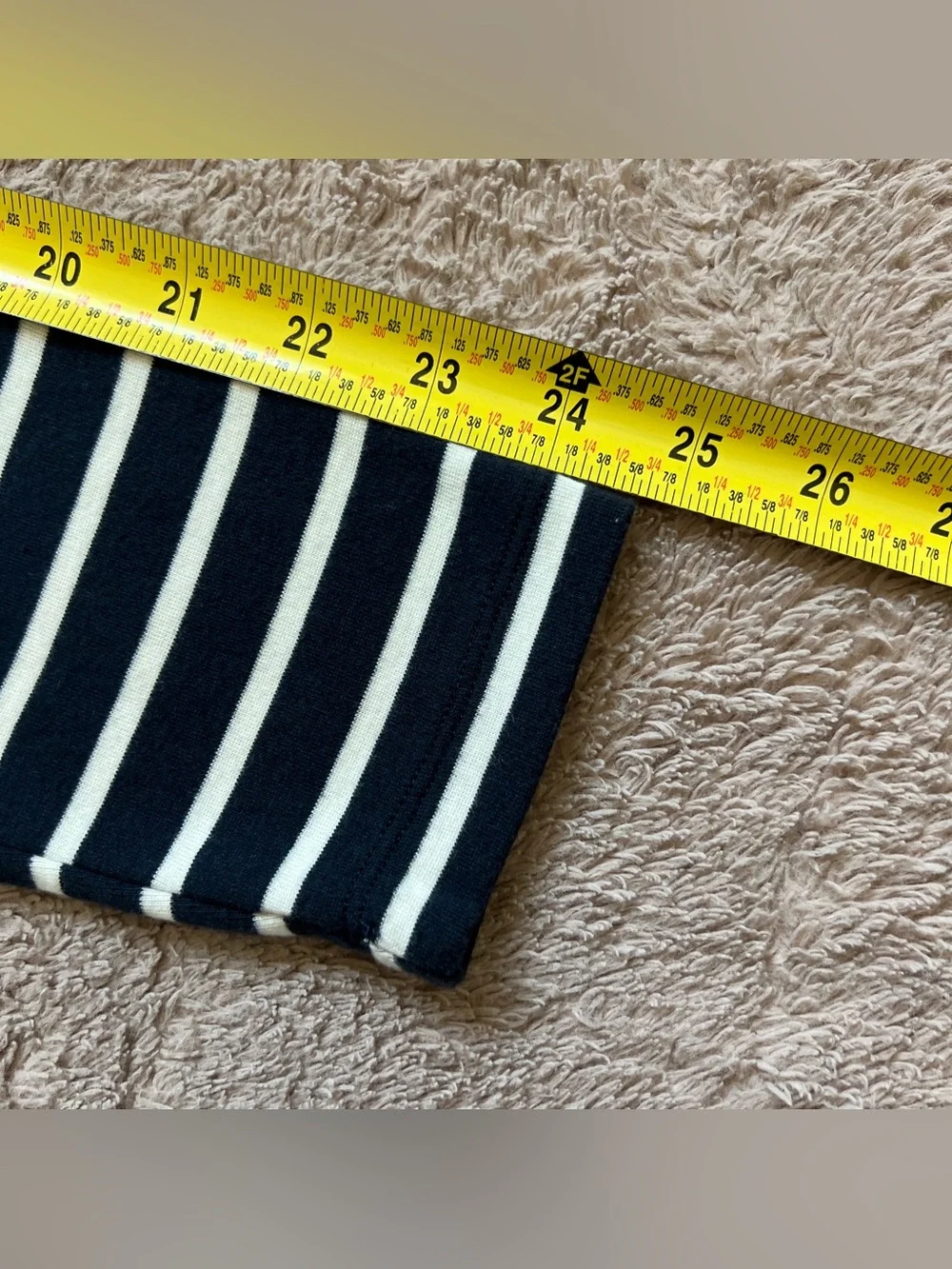NWT Abercrombie & Fitch Stripe Midi Sweater Dress Preppy Minimalist Coastal Sz L